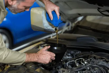 cambio olio motore diesel